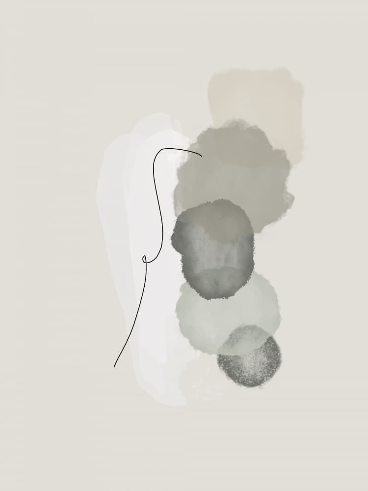 Soft Abstract Profile by Imaginative — canvas wall art