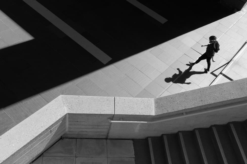 Geometric Light Shadow by Olavo Azevedo — canvas wall art