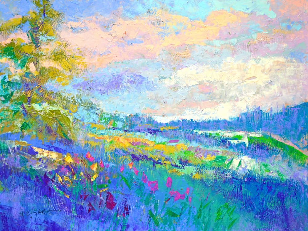 Impressionist Landscape by Dorothy Fagan — canvas wall art