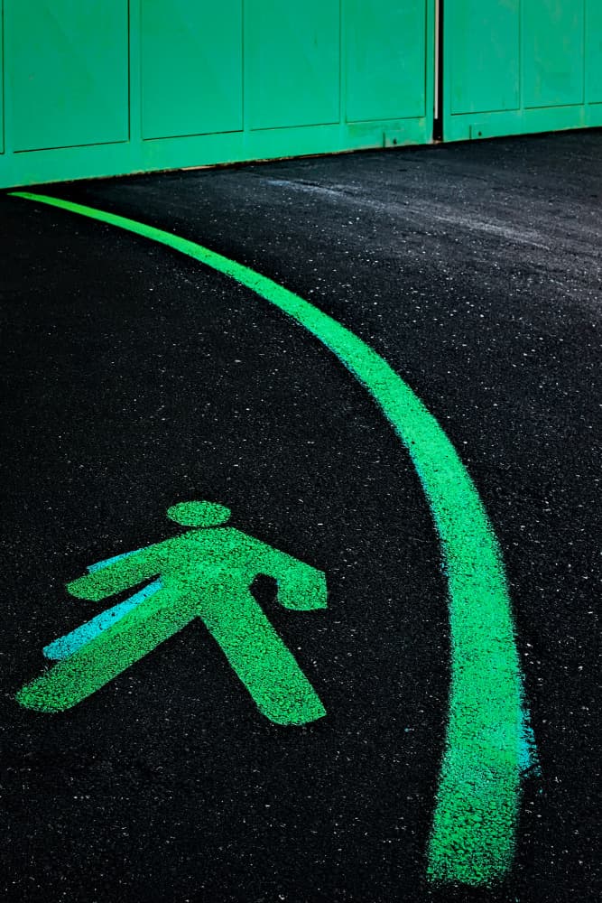 Green Path Forward by Francesco Del Santo — canvas wall art