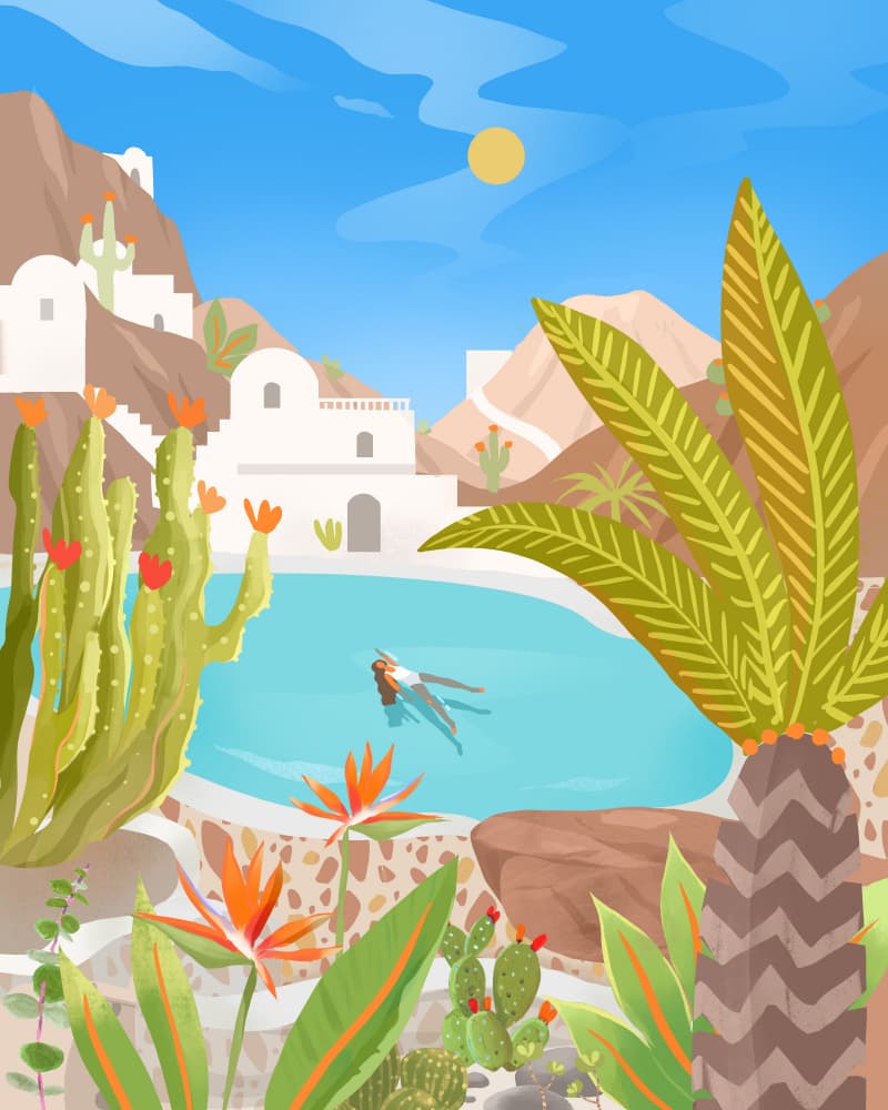 La Isla Bonita by Petra Lizde — canvas wall art
