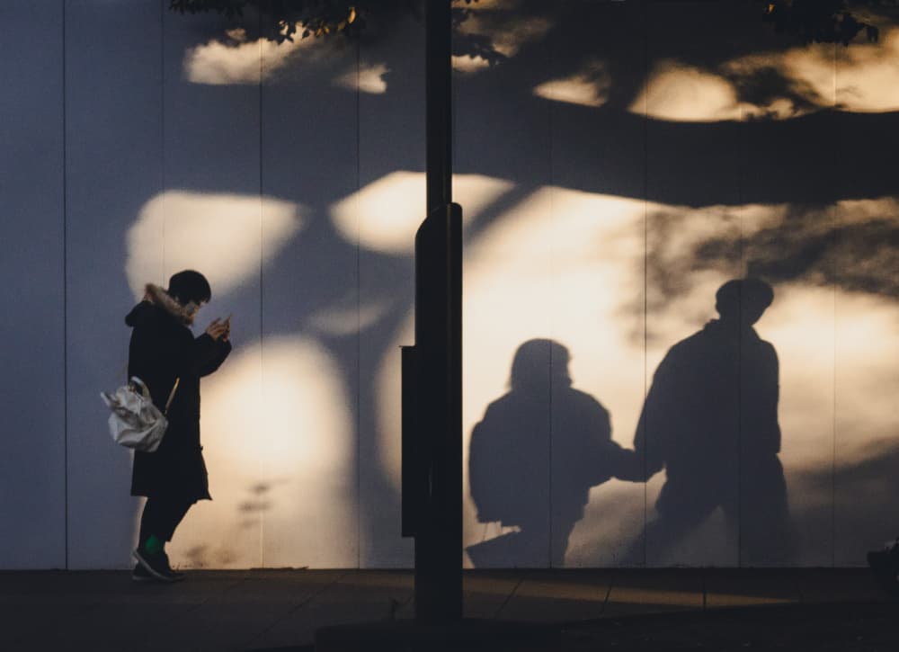 Golden Hour Shadows by HIDASAN — canvas wall art