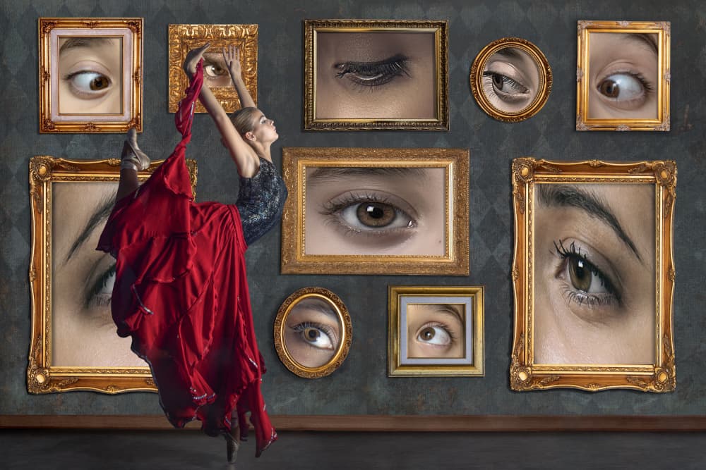 Dancing Eyes Gallery by Pasquale Guerra — canvas wall art