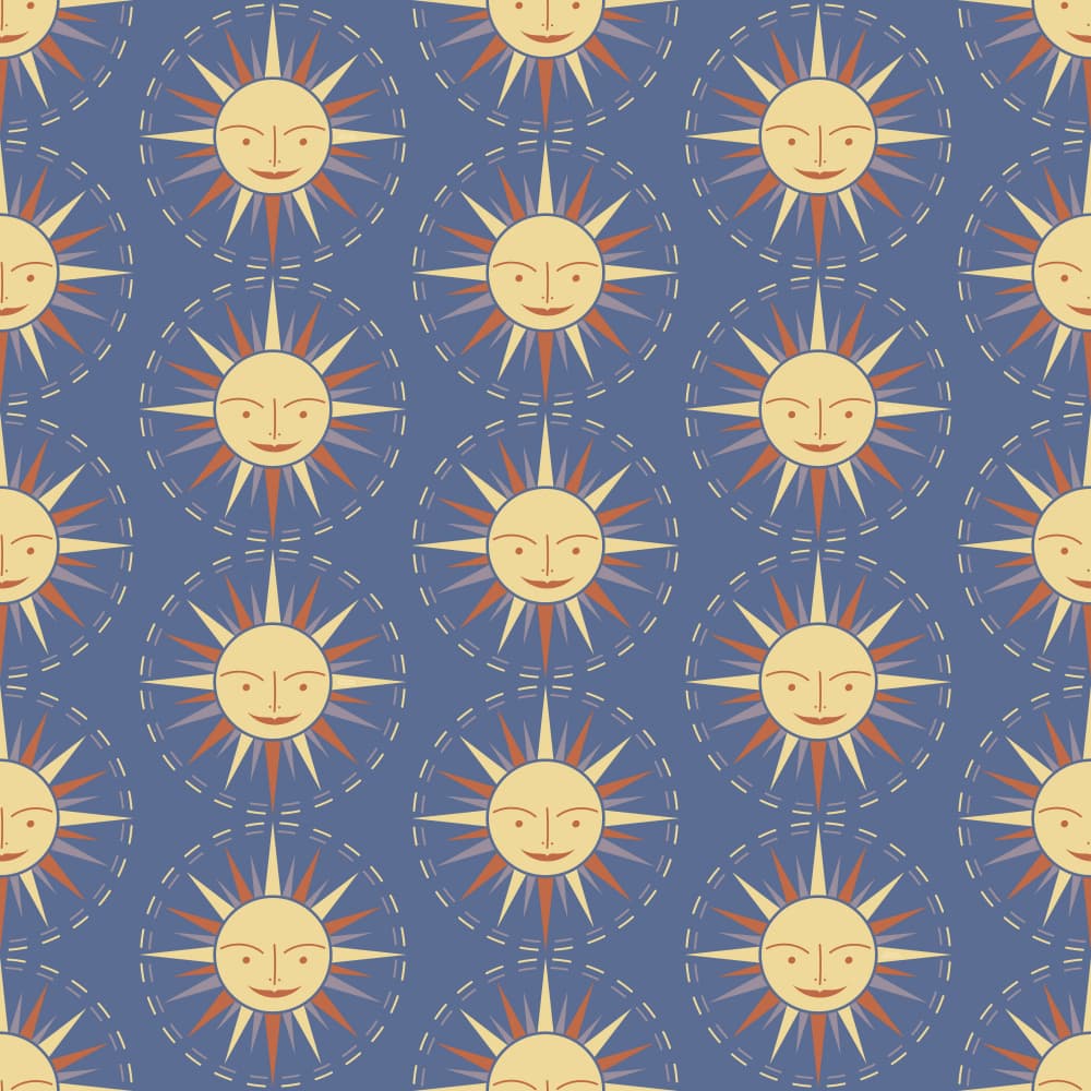 Suns by Carrie Cantwell — canvas wall art