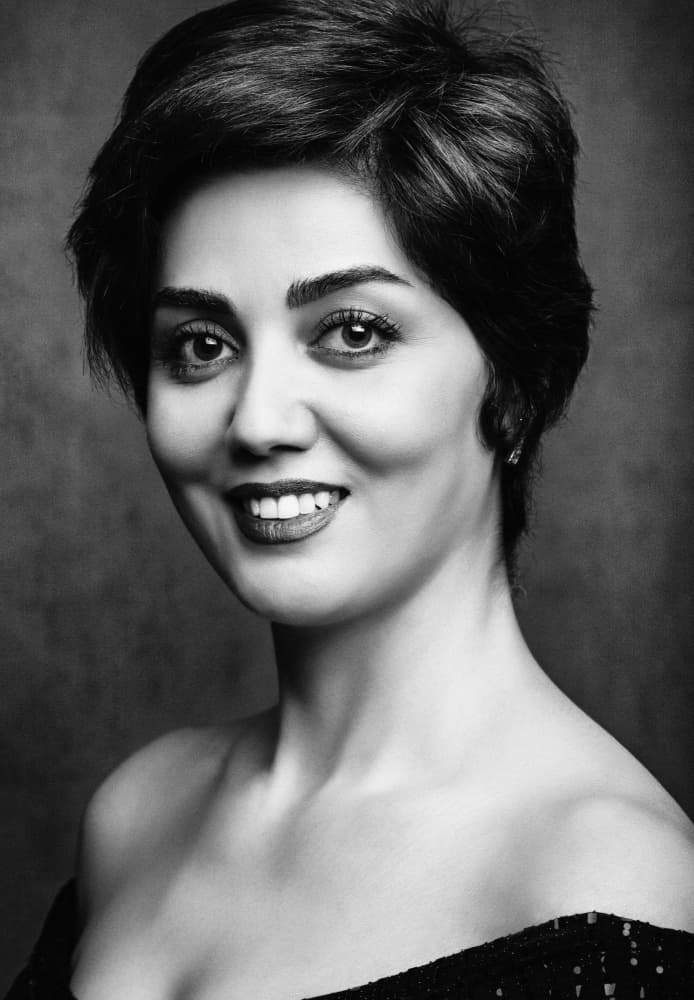 Smiling Woman Portrait by Glamour Studio — canvas wall art