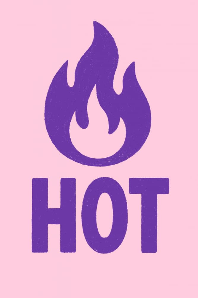 Hot by Treechild — canvas wall art
