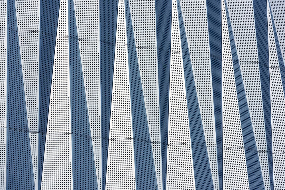 Modern Geometric Facade by Mei Xu — canvas wall art
