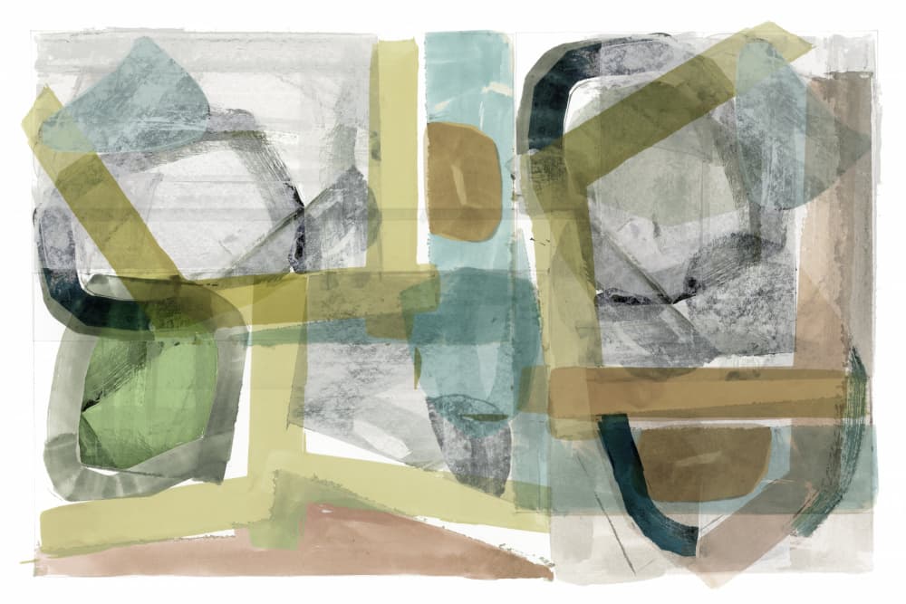 Earthy Abstract Geometry by cartissi — canvas wall art