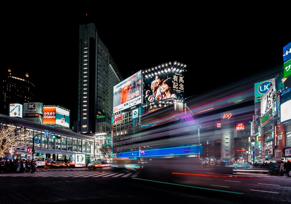 Dynamic City Night by Carmine Chiriacò — canvas wall art