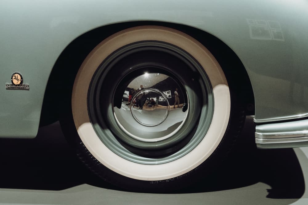 Vintage Car Wheel Detail by Aimee Giles — canvas wall art