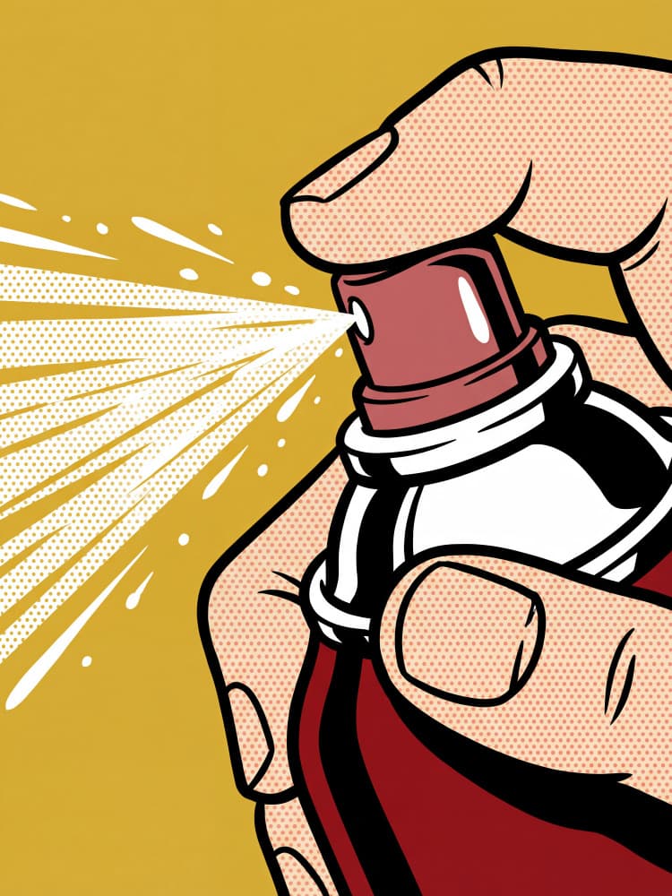 Pop Art Spray Can