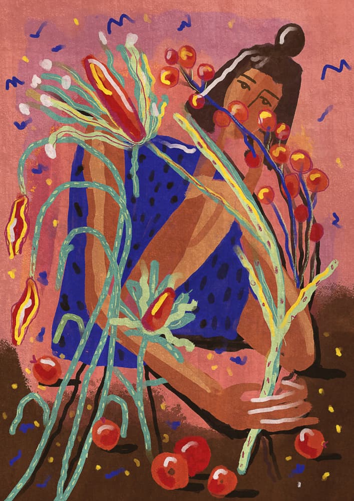 Pick a flower by Raissa Oltmanns — canvas wall art