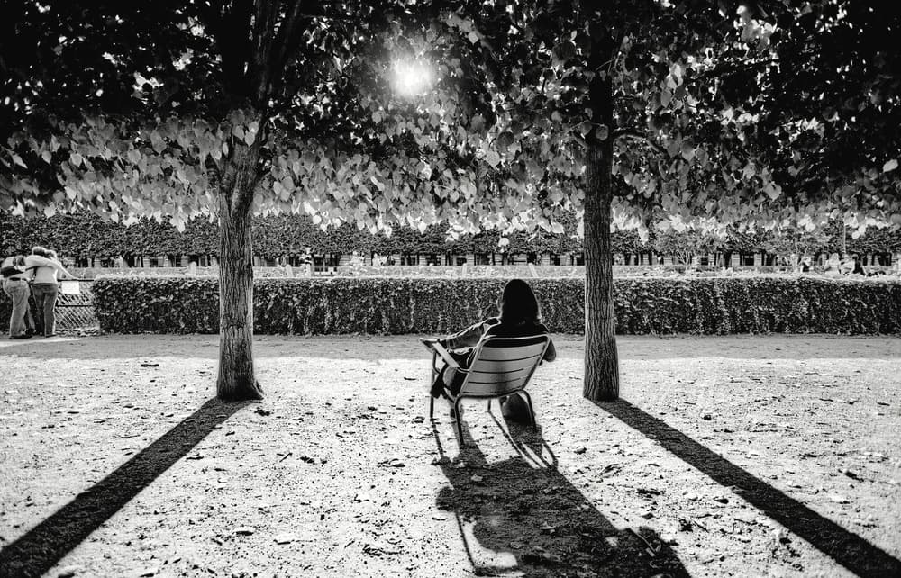 Quiet Moment in Park by Vlad Eftenie — canvas wall art