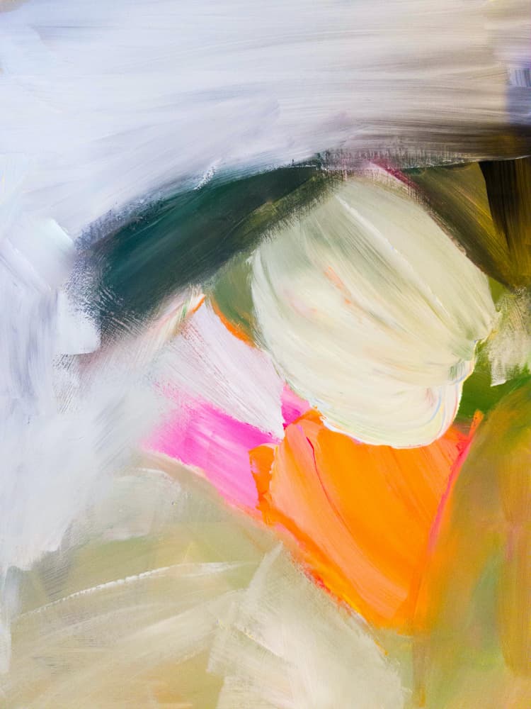 Vibrant Abstract Strokes by Ejaaz Haniff — canvas wall art