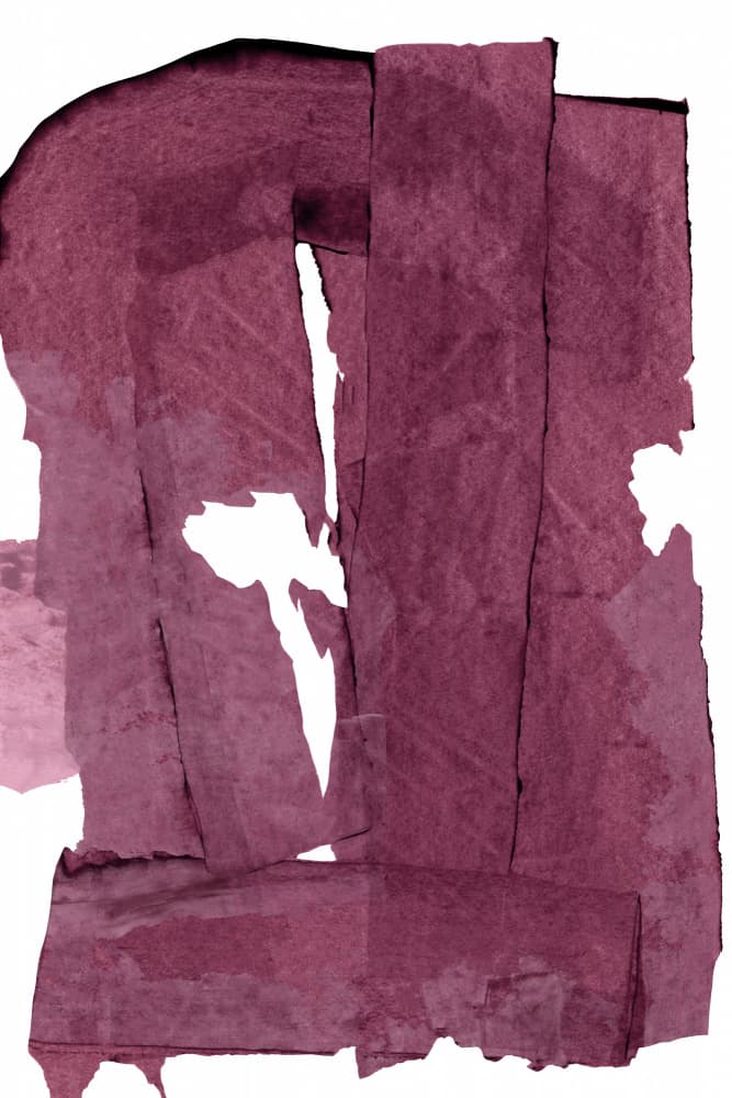 Deep Plum Layers by cartissi — canvas wall art