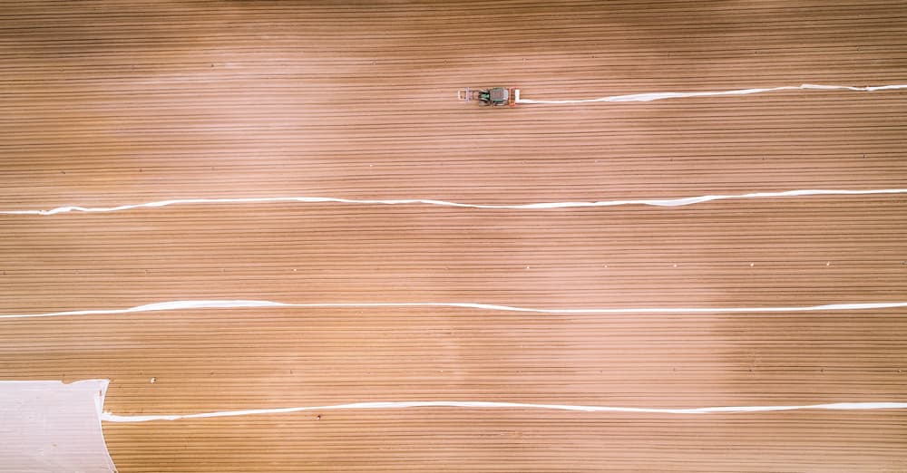Tractor Field Pattern by Saša Pezelj — canvas wall art