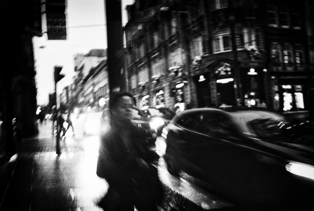Dynamic City Street by Paulo Abrantes — canvas wall art