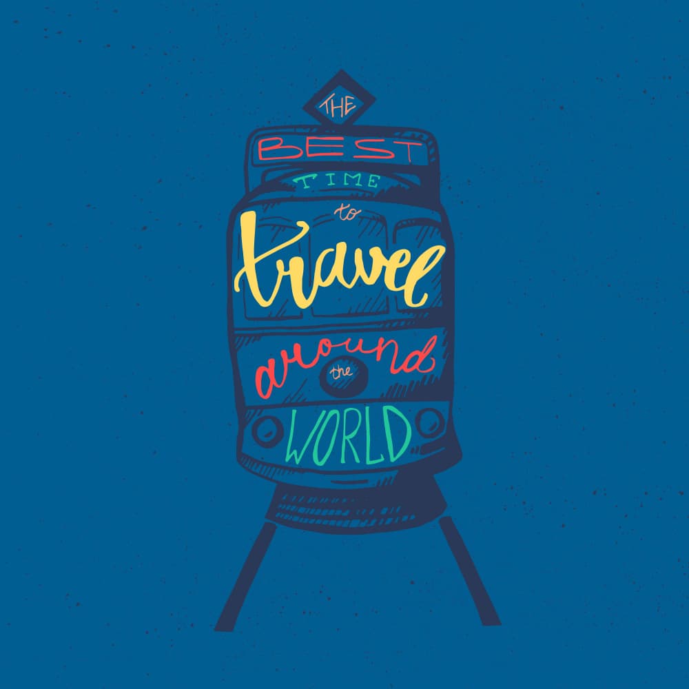 Travel Around The World by Marika Barsrsind — canvas wall art