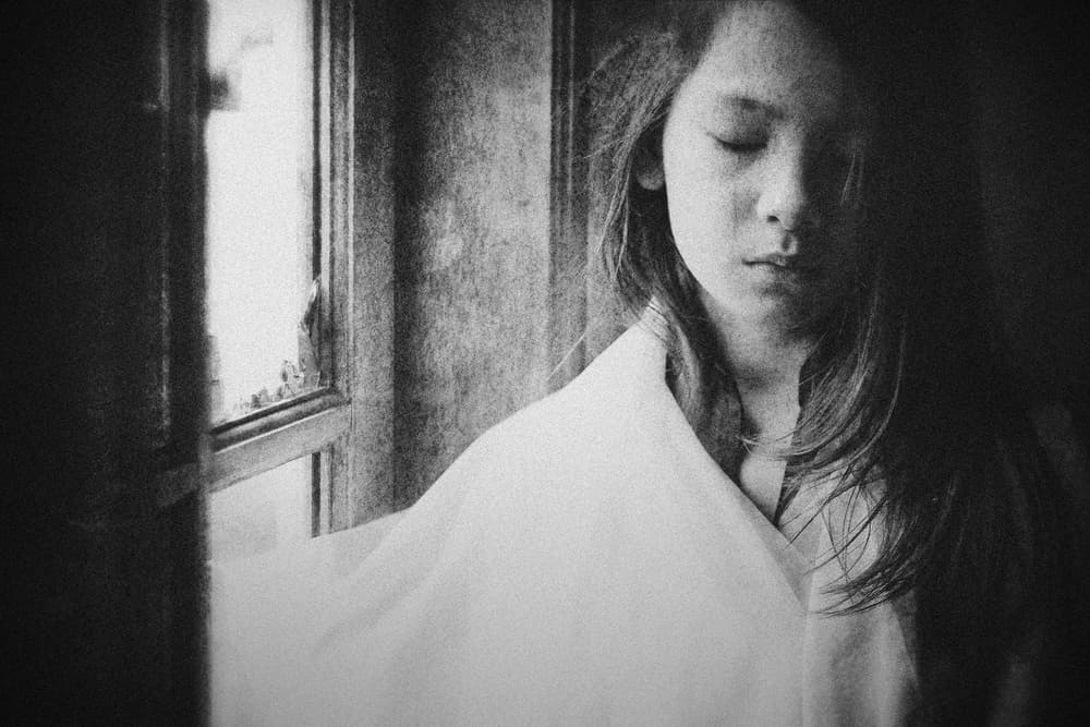 Thoughtful Young Girl by Teguh Yudhi Winarno — canvas wall art