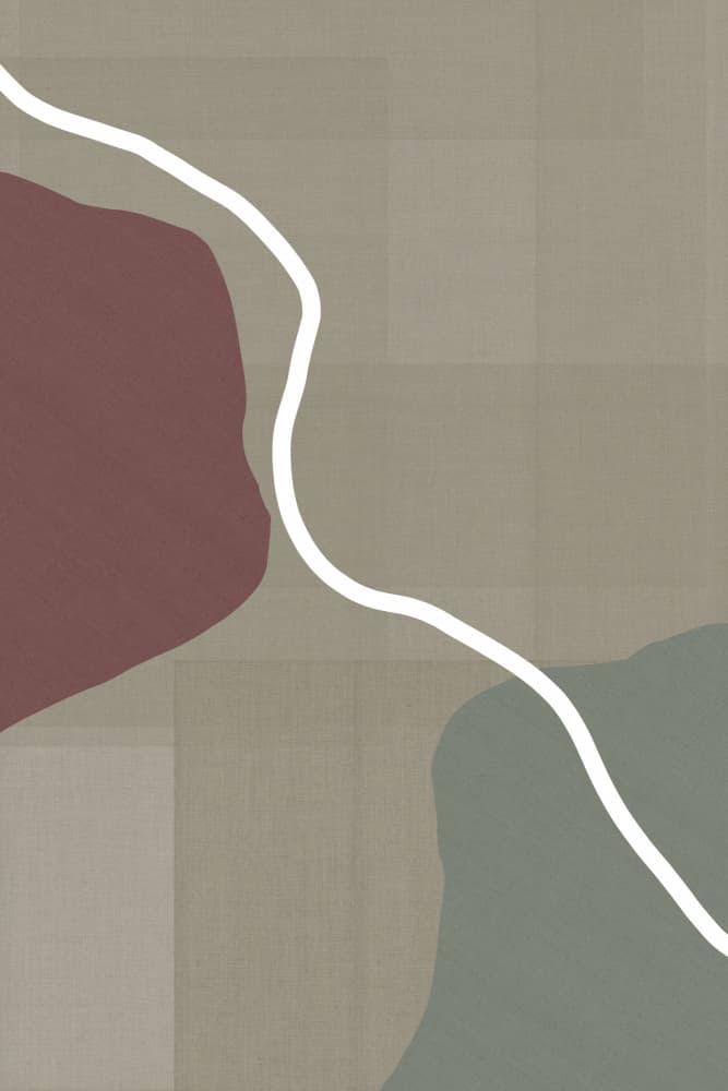 Abstract Wavy Line Shapes by cartissi — canvas wall art