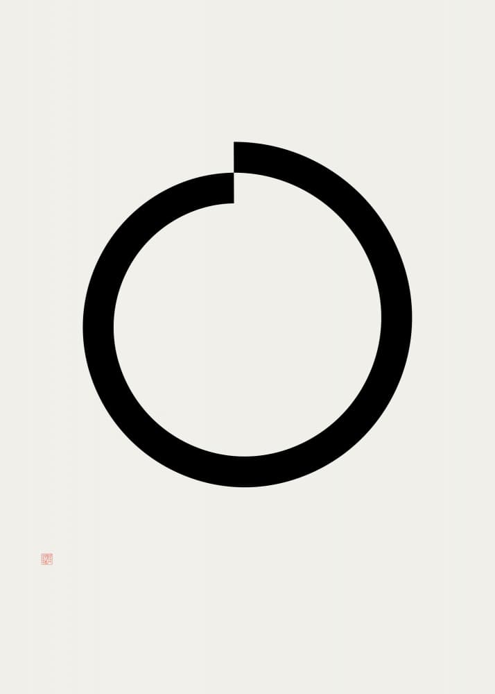 Open Circle Zen by Thoth Adan — canvas wall art
