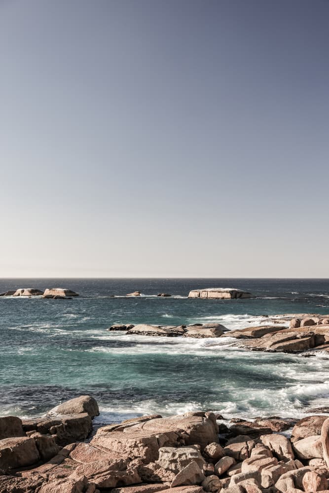 Rocky Coast Serenity by Shot by Clint — canvas wall art