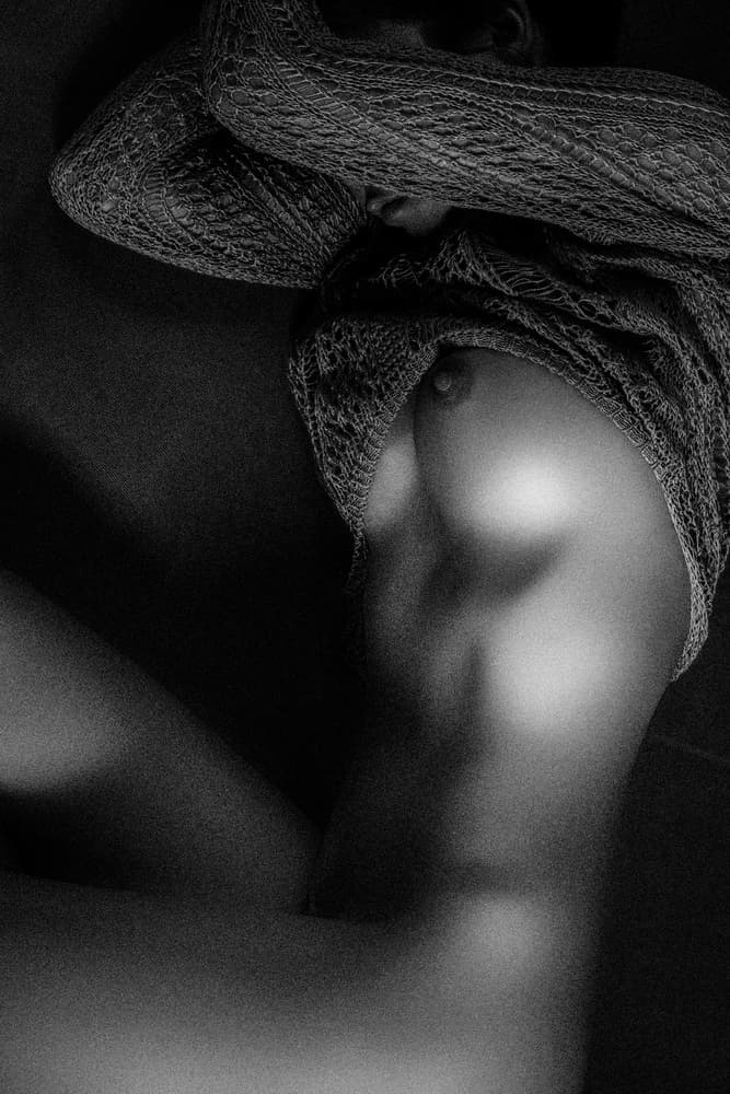 Sensual Knit Shadows by Vu Thien Vu — canvas wall art