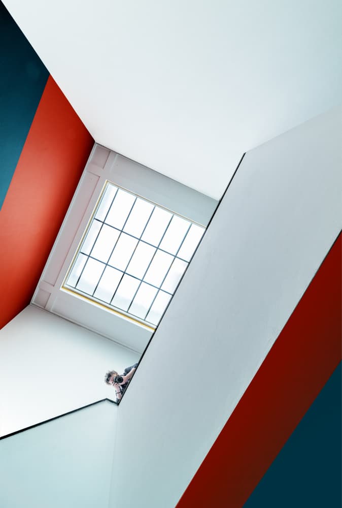 Upward Geometric Perspective by fotomarion — canvas wall art