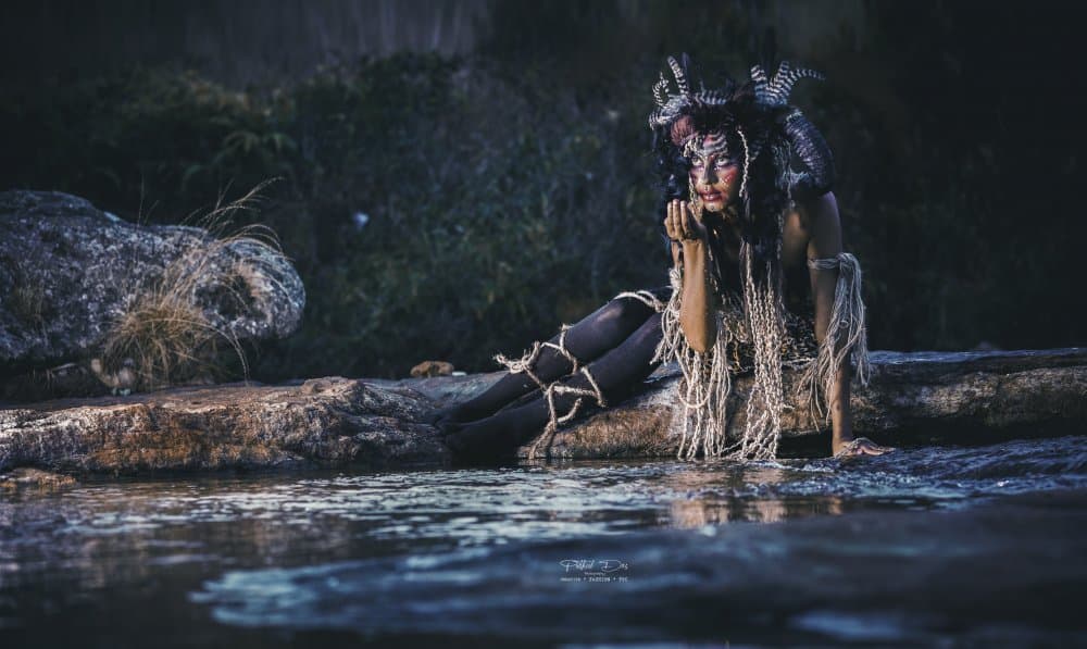 Tribal Forest Spirit by Prithul Das — canvas wall art