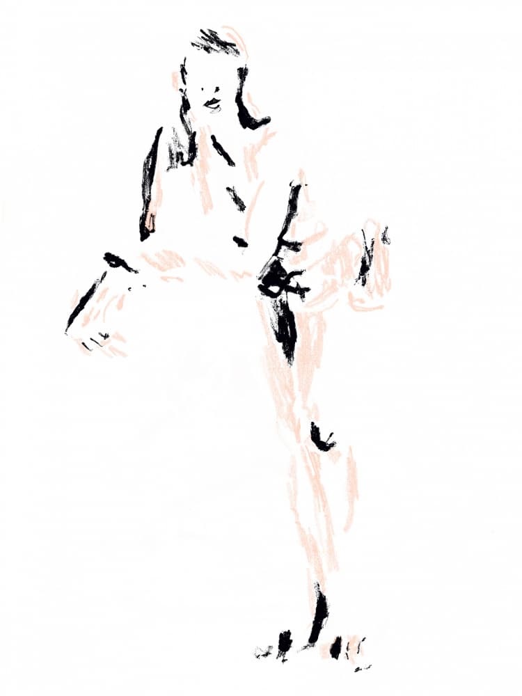 Model Resting by Francesco Gulina — canvas wall art