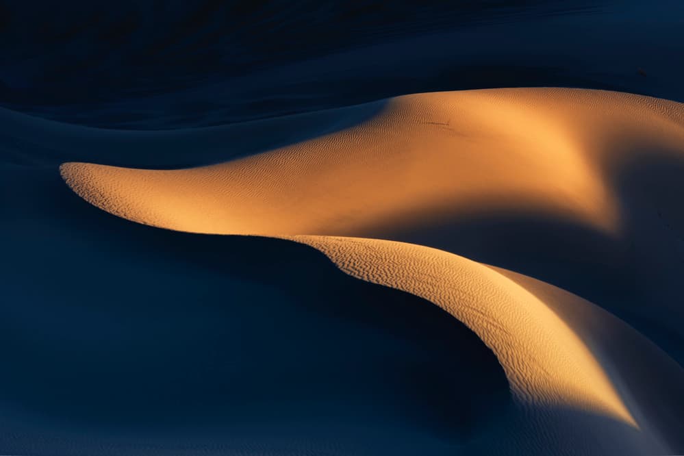 Golden Desert Dunes by Ali Asghar Alimoradi — canvas wall art