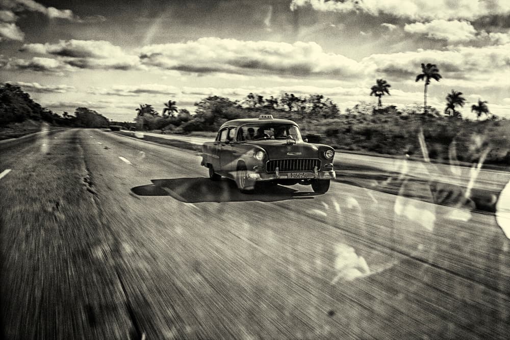 Classic Cuba Taxi by Marc Limbach — canvas wall art