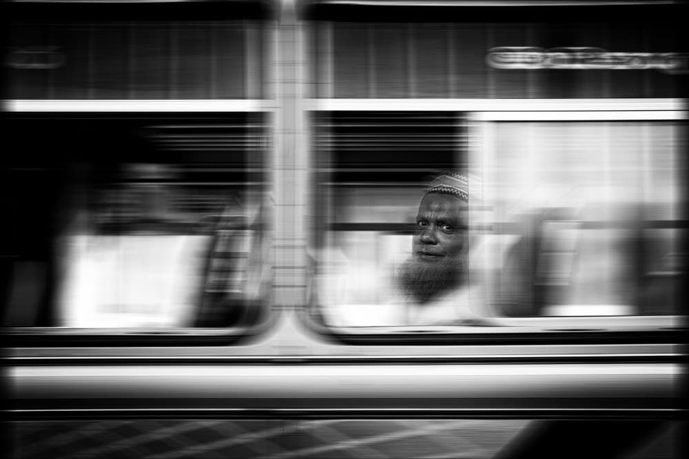 Man In Motion by Jurij Bizjak — canvas wall art