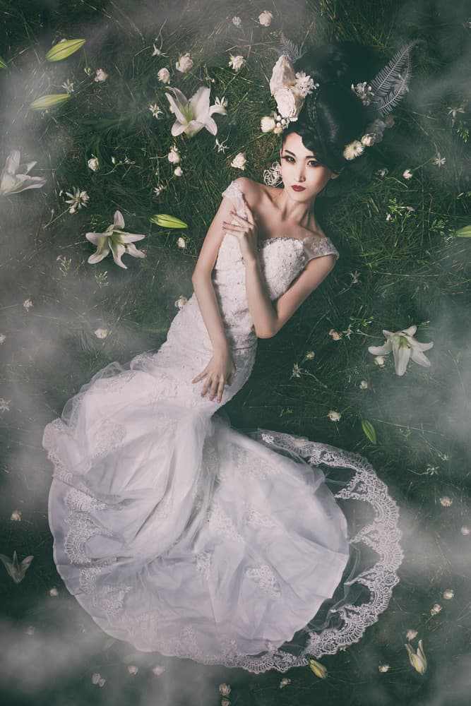 Ethereal Garden Bride by Daisuke Kiyota — canvas wall art