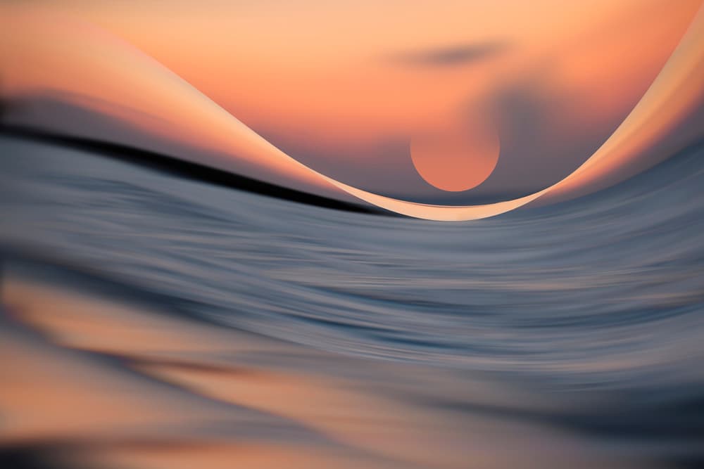 Dreamy Ocean Sunset by Doris Reindl — canvas wall art