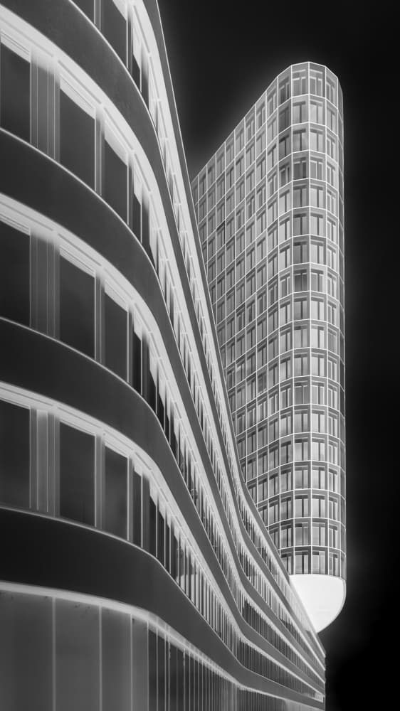 Sleek Urban Architecture by Andy Dauer — canvas wall art