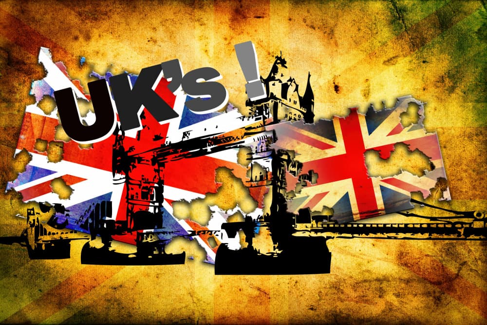 Iconic British Grunge by Rafal Kulik — canvas wall art