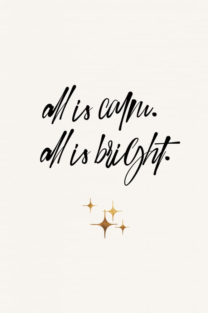 All Is Bright by Kubistika — canvas wall art