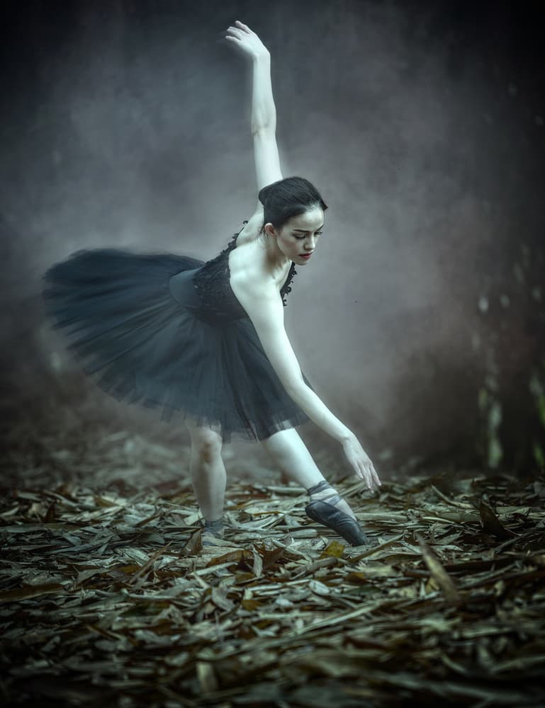 Graceful Forest Ballerina by Fahmi Bhs — canvas wall art
