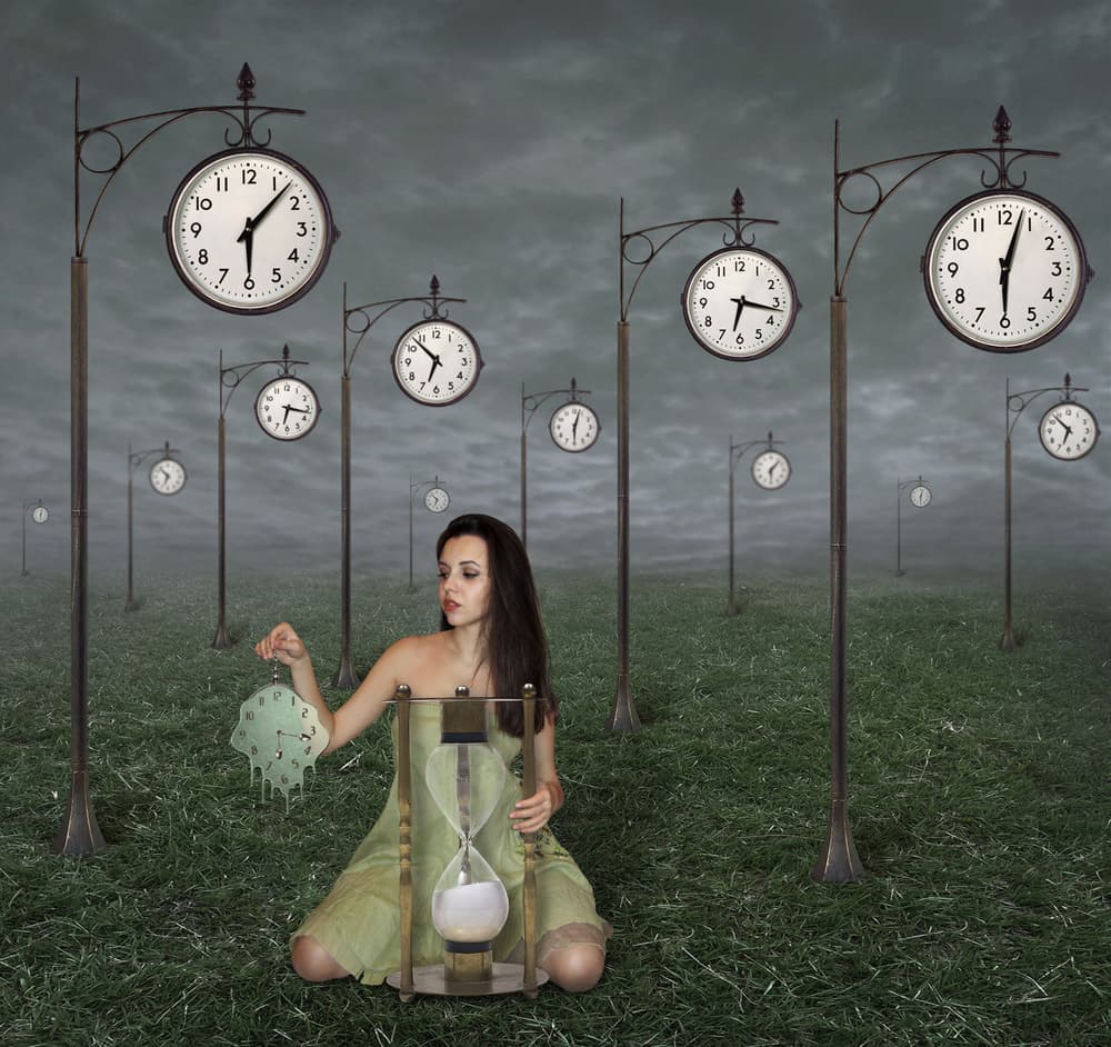 Melting Time Dream by Iryna Kuznetsova (Iridi) — canvas wall art
