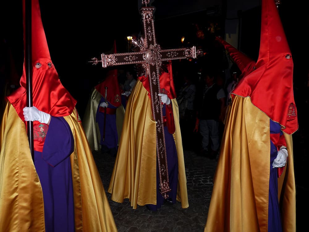 Holy Week Procession by Giorgio Pizzocaro — canvas wall art