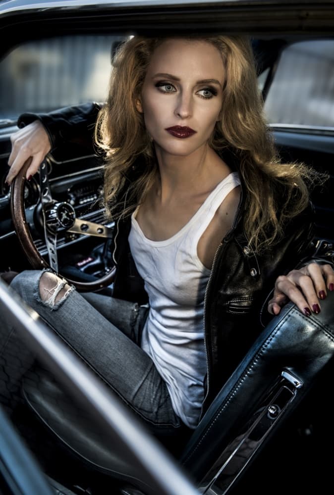 Retro Car Rebel by Peter Müller Photography — canvas wall art
