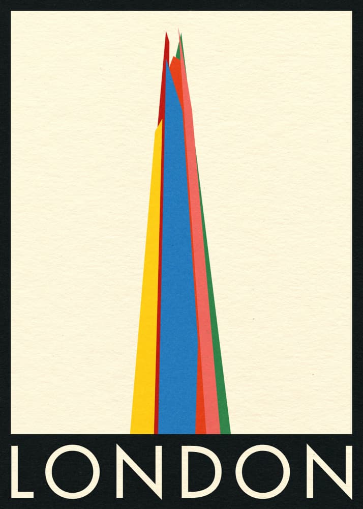 London the Shard by Rosi Feist — canvas wall art