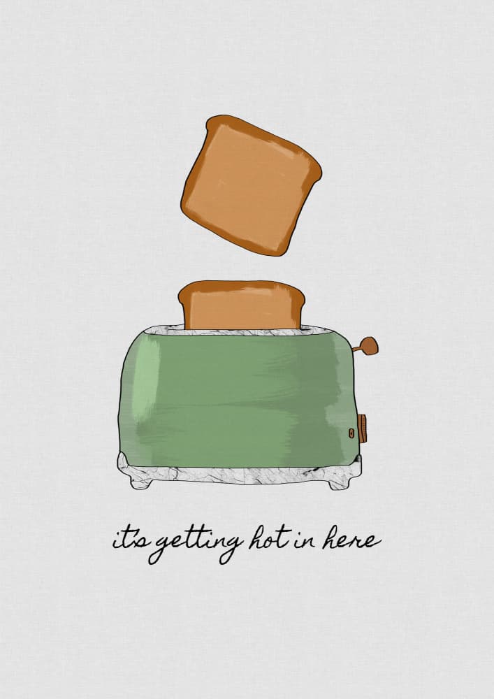 It's Getting Hot Here by Orara Studio — canvas wall art