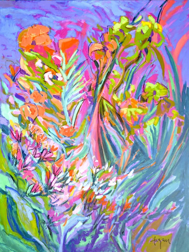 Burst of Blooming Light by Dorothy Fagan — canvas wall art