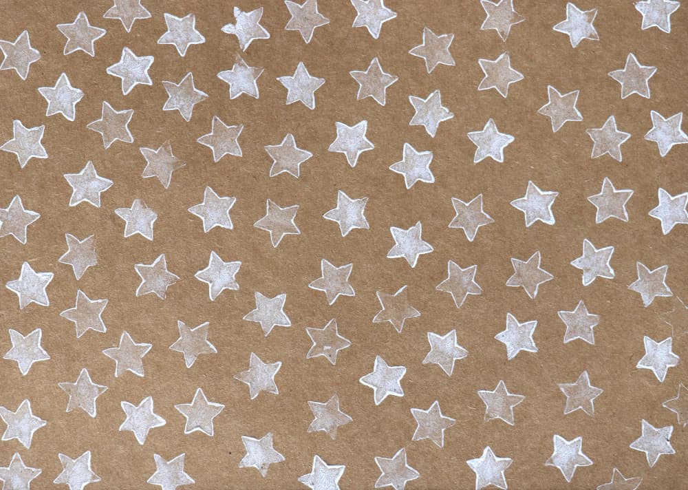 Scattered White Stars by Santhosh ch — canvas wall art