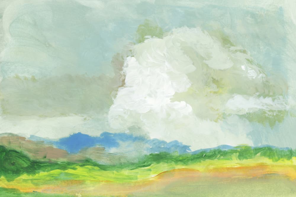 Abstract Cloud Landscape by cartissi — canvas wall art