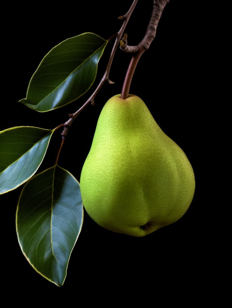 Fresh Green Pear by Bilge Paksoylu — canvas wall art