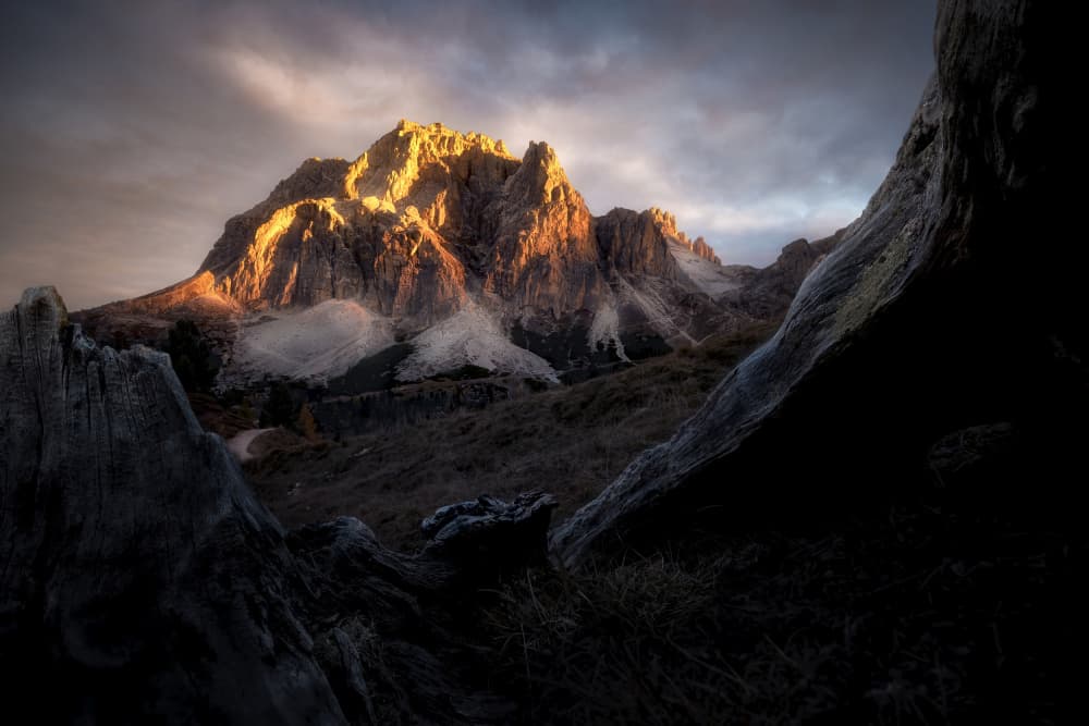 Majestic Mountain Glow by Martin Morávek — canvas wall art