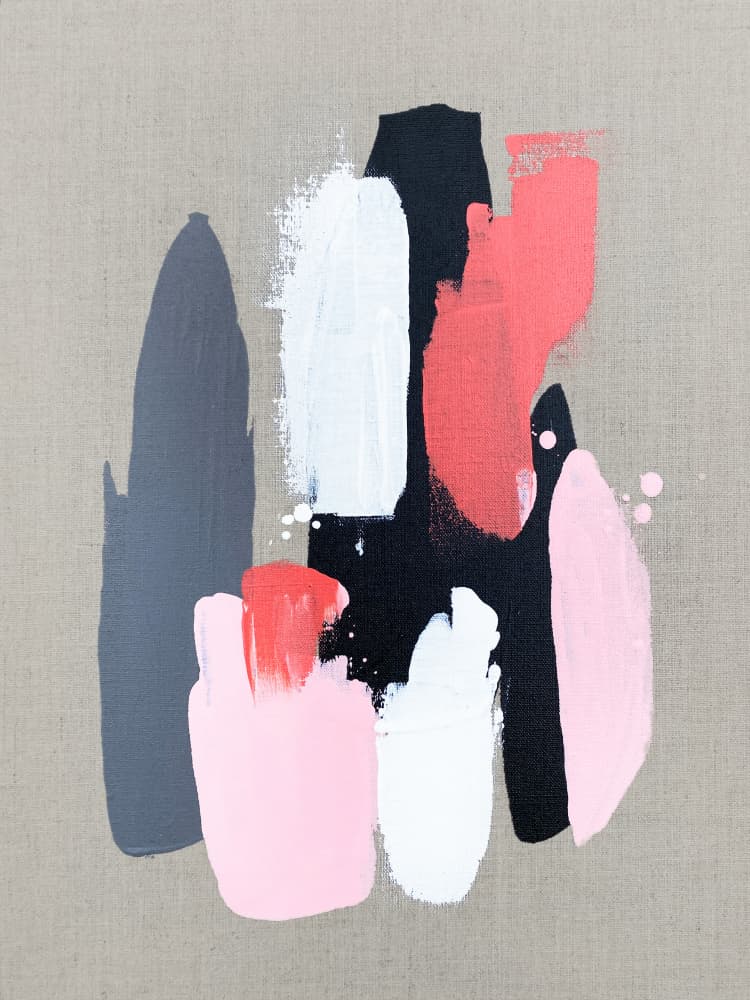 Abstract Color Blocks by Alyson Storms — canvas wall art